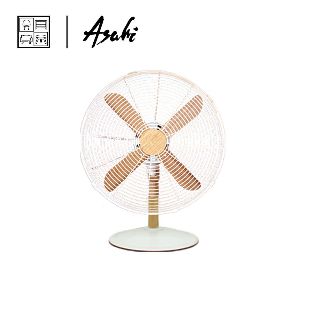 White Desk Fan