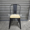 HV Bergen Tolix Chair Wooden Seat