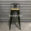HV Gwen Tolix Barstool Wooden Seat