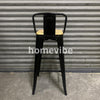 HV Gwen Tolix Barstool Wooden Seat