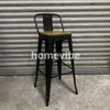HV Gwen Tolix Barstool Wooden Seat