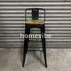 HV Gwen Tolix Barstool Wooden Seat