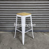 Load image into Gallery viewer, HV Larsen Tolix Barstool Wooden Seat