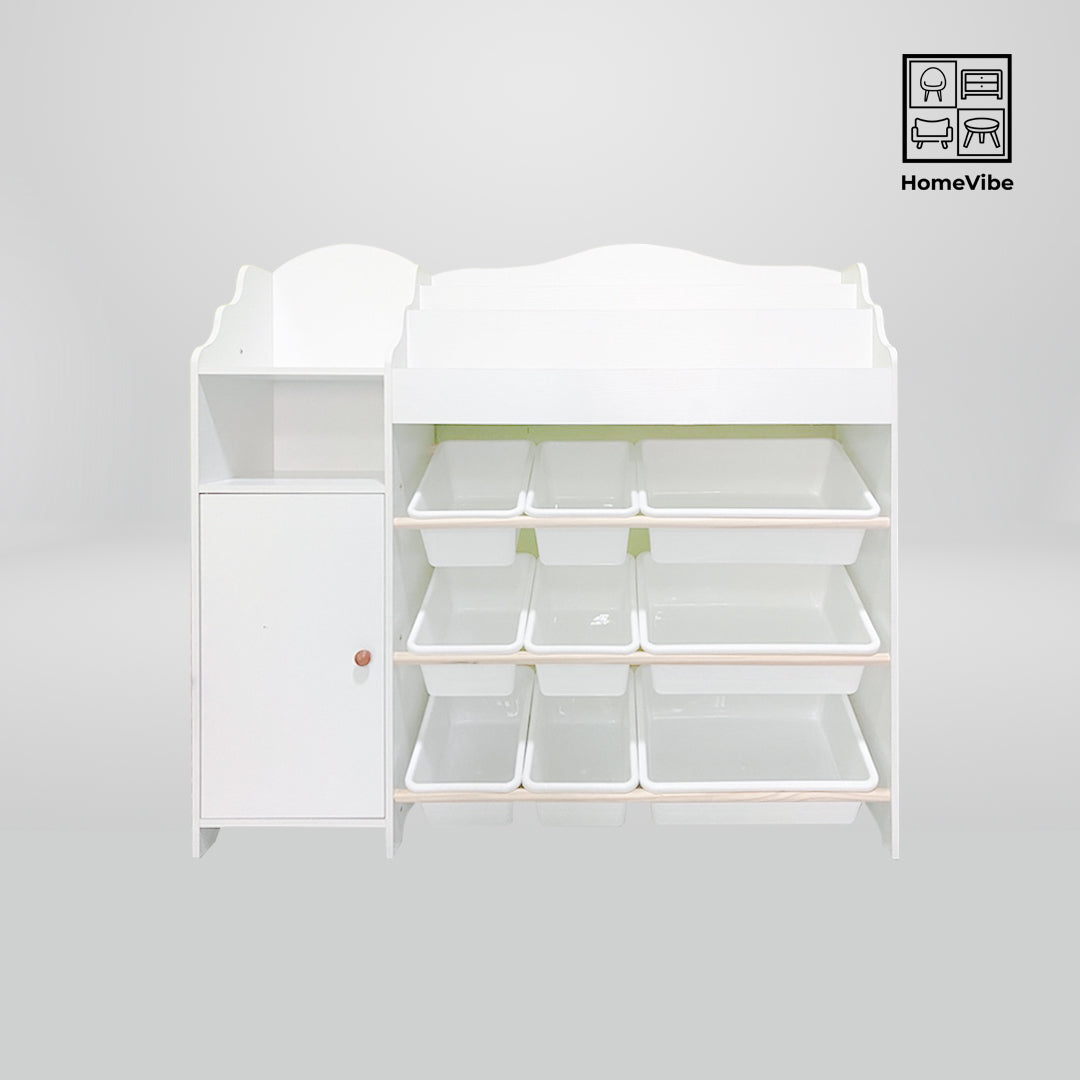 HV Kiddie Toy Shelf w/ Tray | HomeVibe PH | Buy Online Furniture and Home Furnishings
