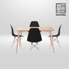 HV Soren Rectangle Table + 4 Eames Chair Set | HomeVibe PH | Buy Online Furniture and Home Furnishings