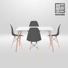 HV Soren Rectangle Table + 4 Eames Chair Set | HomeVibe PH | Buy Online Furniture and Home Furnishings