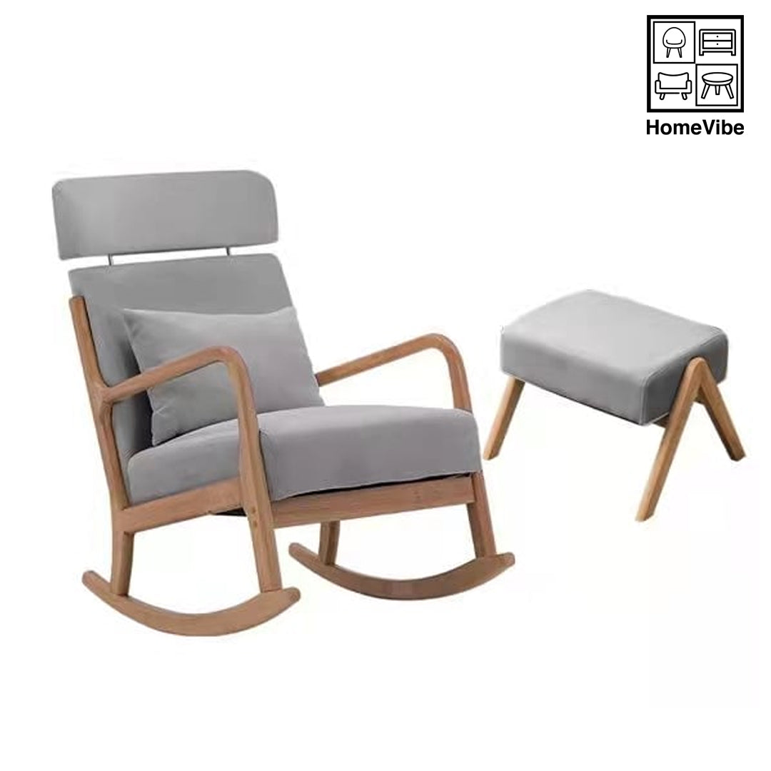 HVS Quenby Rocking Chair FREE Foot stool