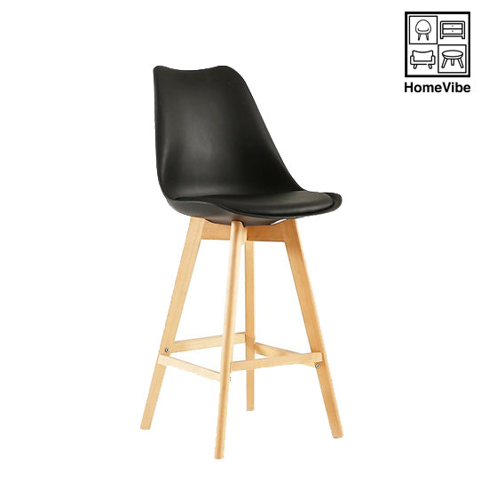 HV Scandinavian Padded Barstool | HomeVibe PH | Buy Online Furniture and Home Furnishings