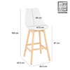 HV Scandinavian Padded Barstool | HomeVibe PH | Buy Online Furniture and Home Furnishings