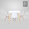 HV Viana Square Table + 4 Eames Chair Set | HomeVibe PH | Buy Online Furniture and Home Furnishings