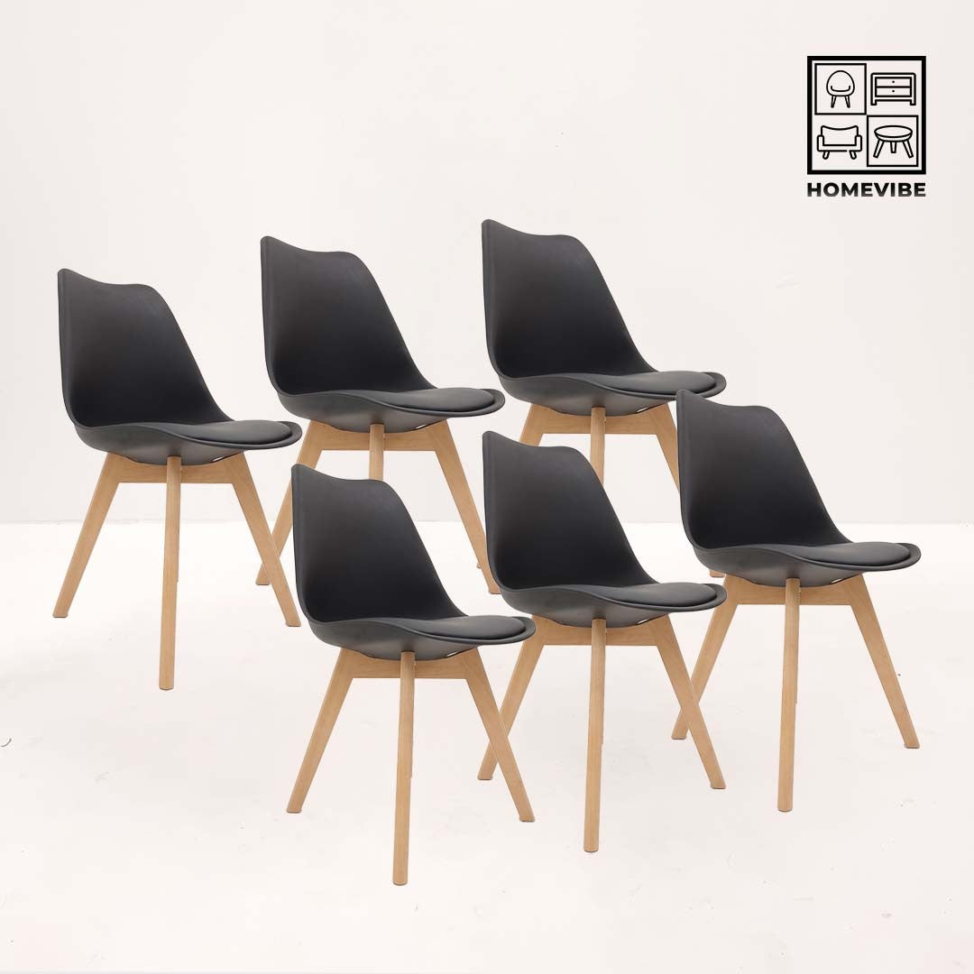 HV Scandinavian 6 Padded Chair | HomeVibe PH | Buy Online Furniture and Home Furnishings