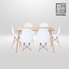 HV Soren Rectangle Table + 6 Eames Chair Set | HomeVibe PH | Buy Online Furniture and Home Furnishings
