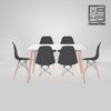HV Soren Rectangle Table + 6 Eames Chair Set | HomeVibe PH | Buy Online Furniture and Home Furnishings