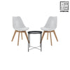 Load image into Gallery viewer, HV Cassie Steel Coffee Table + 2 Padded Chair Set | HomeVibe PH | Buy Online Furniture and Home Furnishings