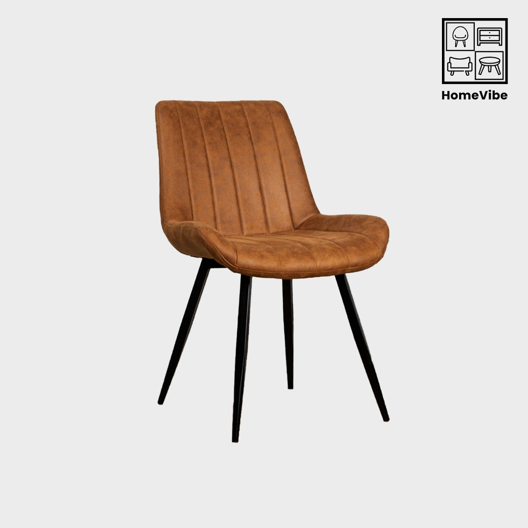 HV Korbin Scandinavian Leather Chair