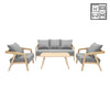 HV Annika Nordic Sofa Set +  HV Cassie Steel Coffee Table