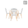 Load image into Gallery viewer, HV Viana Square Table + 4 Katrina Chair Set