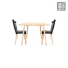 HV Viana Square Table + 2 Katrina Chair Set