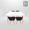 HV Soren Rectangle Table + 4 Butterfly Chair Set | HomeVibe PH | Buy Online Furniture and Home Furnishings