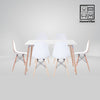 HV Soren Rectangle Table + 6 Eames Chair Set | HomeVibe PH | Buy Online Furniture and Home Furnishings